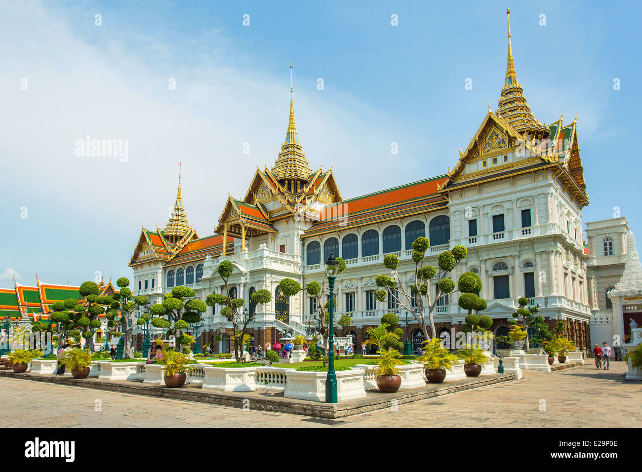 Grand Palais à Bangkok, Thaïlande Banque D'Images
