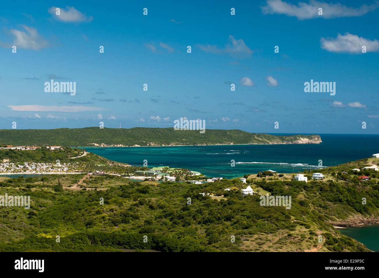 Antigua-et-Barbuda, Antigua, l'île de Willoughby Bay Banque D'Images