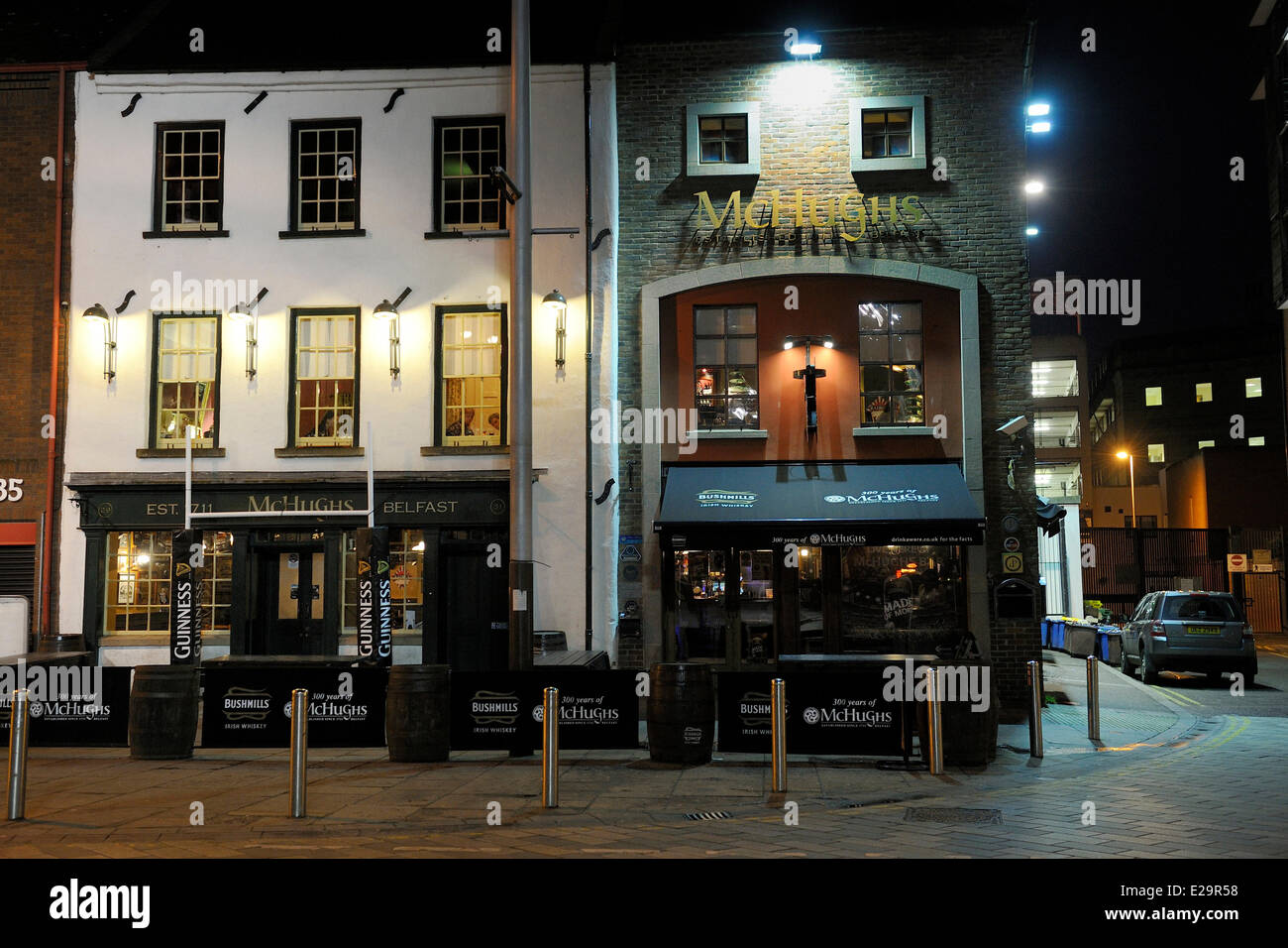Royaume-uni, Irlande du Nord, Belfast, le plus vieux pub de la ville datant de 1711 l'McHughs Banque D'Images