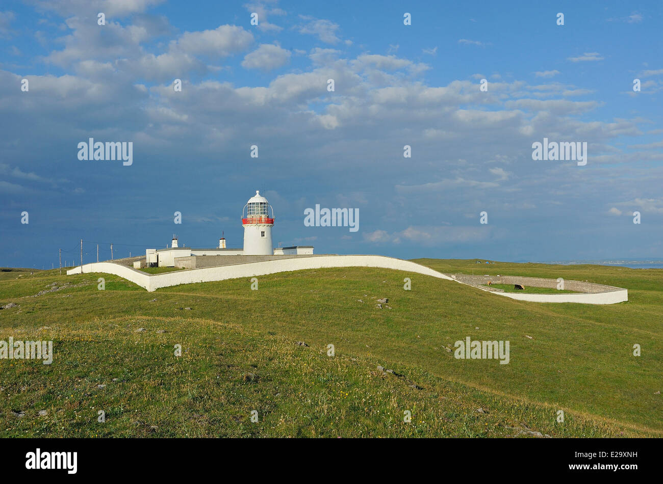 L'Irlande, comté de Donegal, St John's Point Lighthouse Banque D'Images