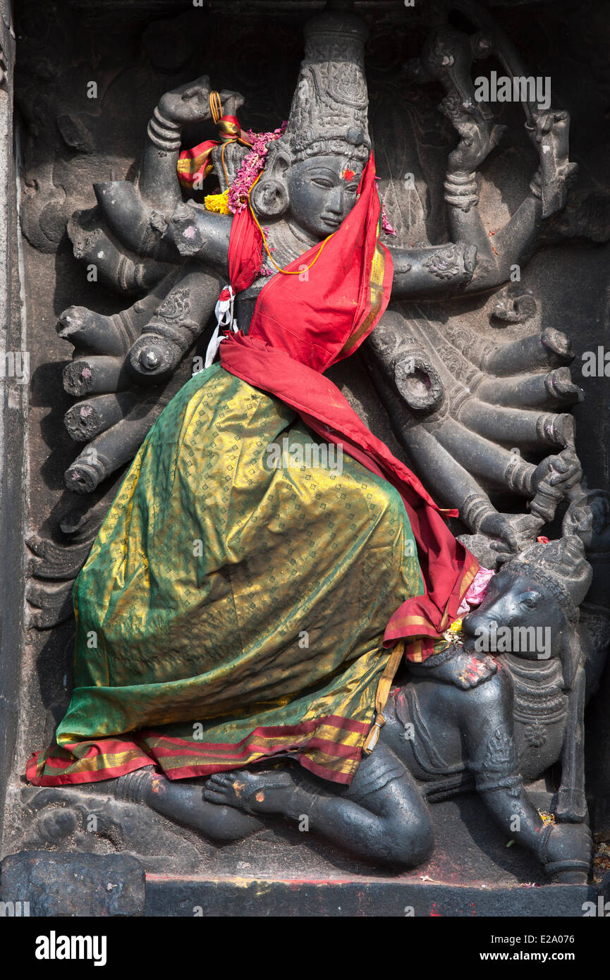 L'Inde, l'Etat du Tamil Nadu, Chidambaram, le Shiva Nataraja, Shiva (temple), lieu sacré de l'hindouisme et spécialement Banque D'Images