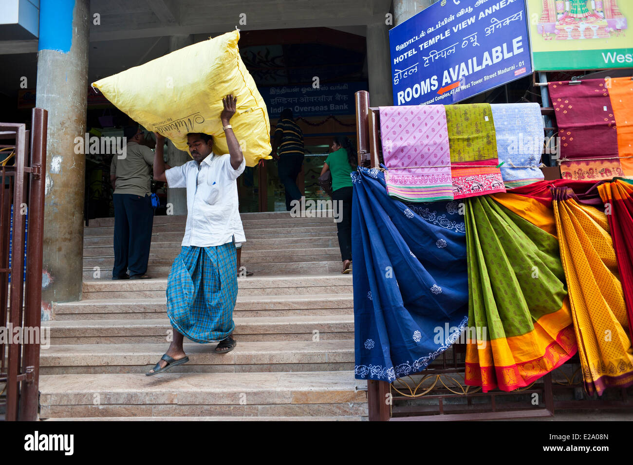 L'Inde, l'Etat du Tamil Nadu, Madurai Banque D'Images