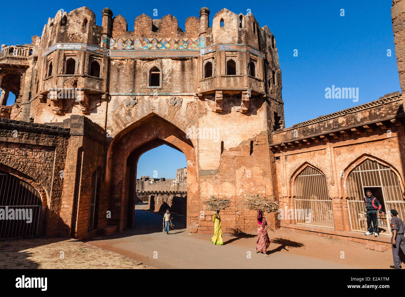 L'Inde, l'état du Karnataka, Bidar, le fort Banque D'Images