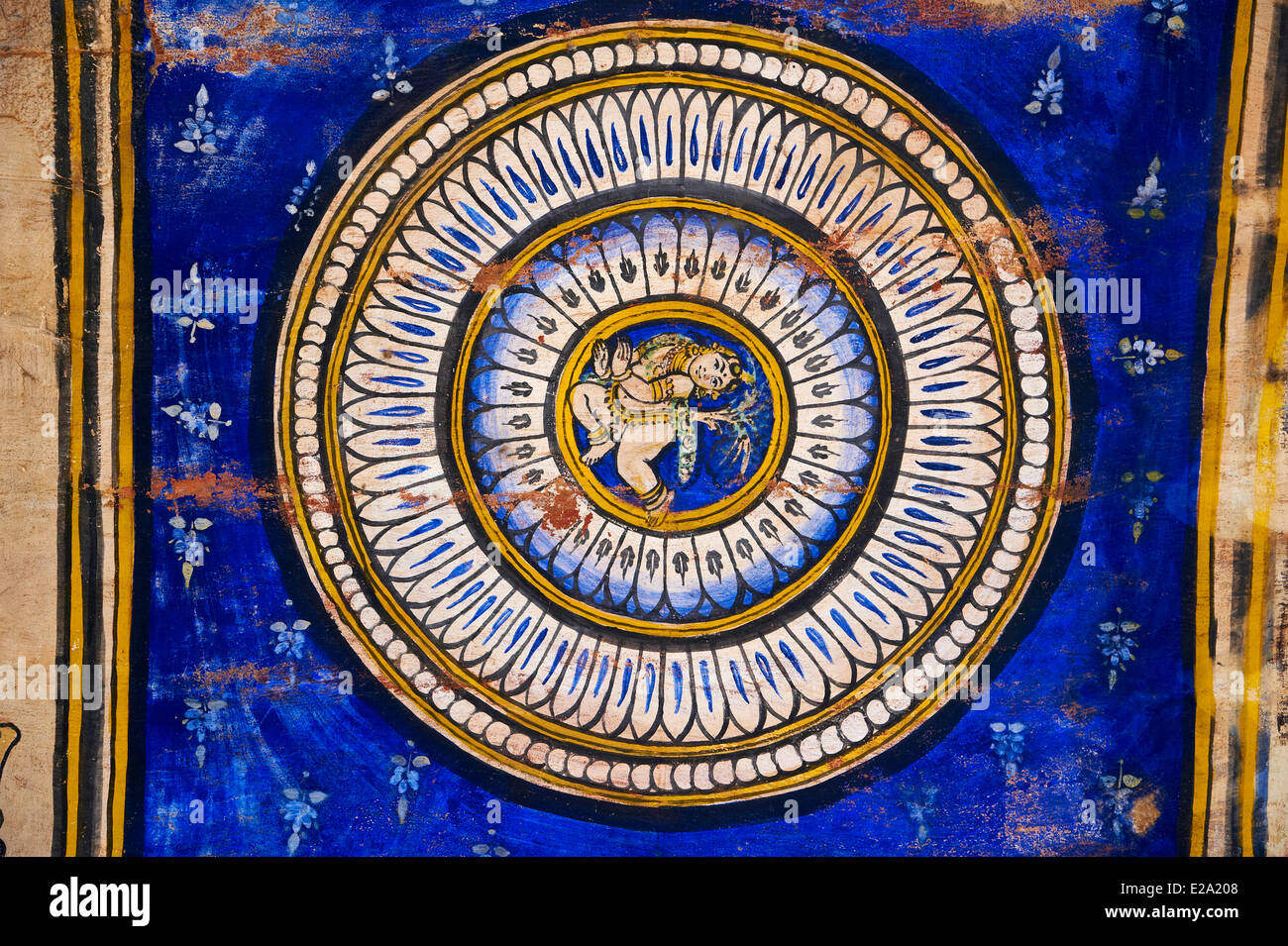 L'Inde, l'Etat du Tamil Nadu, Thanjavur (Tanjore), Temple de Brihadisvara, inscrite au Patrimoine Mondial de l'UNESCO Banque D'Images