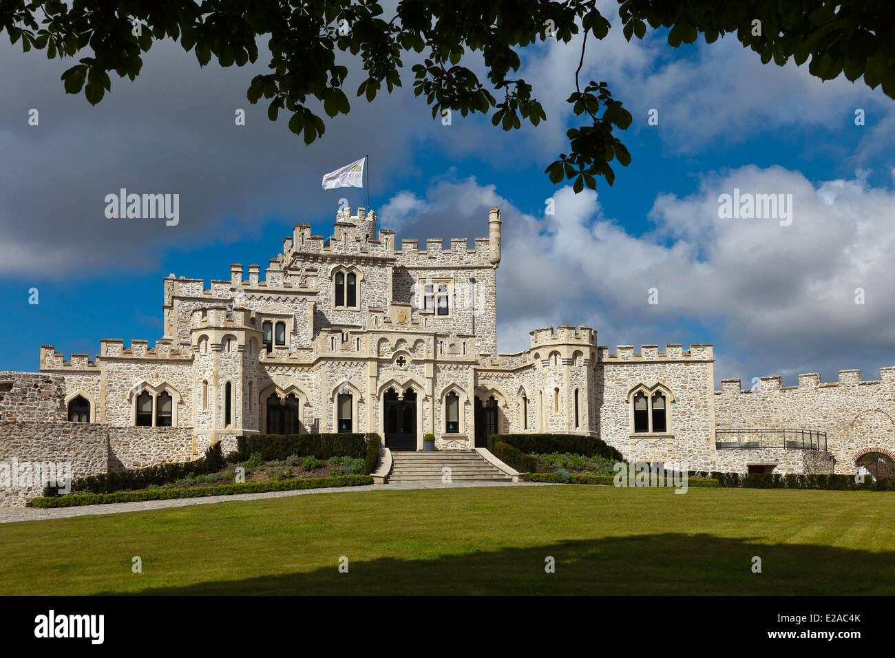 La France, Pas de Calais, Calais, Hardelot château, manoir de style Tudor du début du xxe siècle construite sur les fondations de Banque D'Images