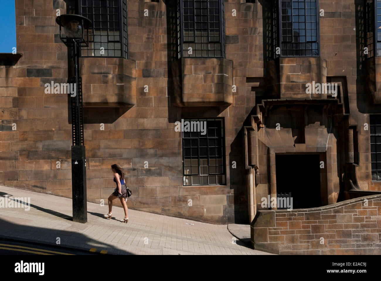 Royaume-uni, Ecosse, Glasgow, le centre-ville de Glasgow, l'École d'Art par Mackintosh Banque D'Images