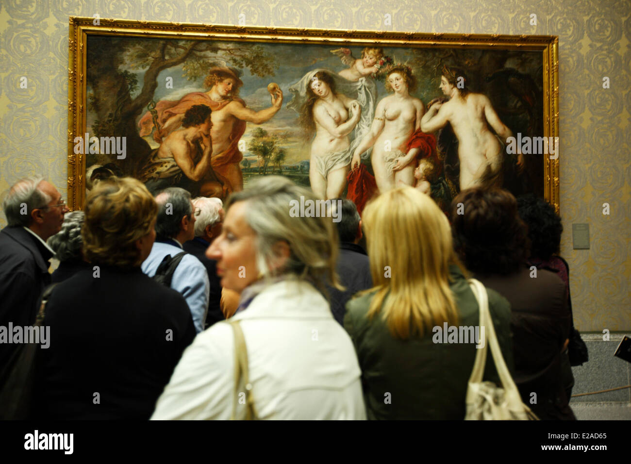 Espagne, Madrid, Musée du Prado, le jugement de Pâris peinture de Pieter Paul Rubens Banque D'Images