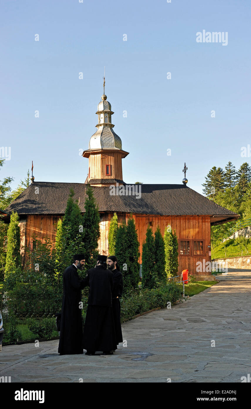 La Roumanie, la région de Bucovine, Neamt monastères, Sihla Hermitage Banque D'Images