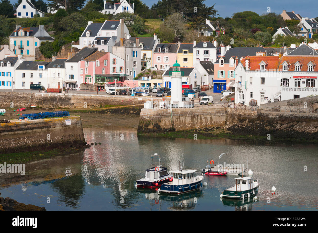 France, Morbihan, Belle Ile en Mer, le long du GR340 entre le Palais et ...