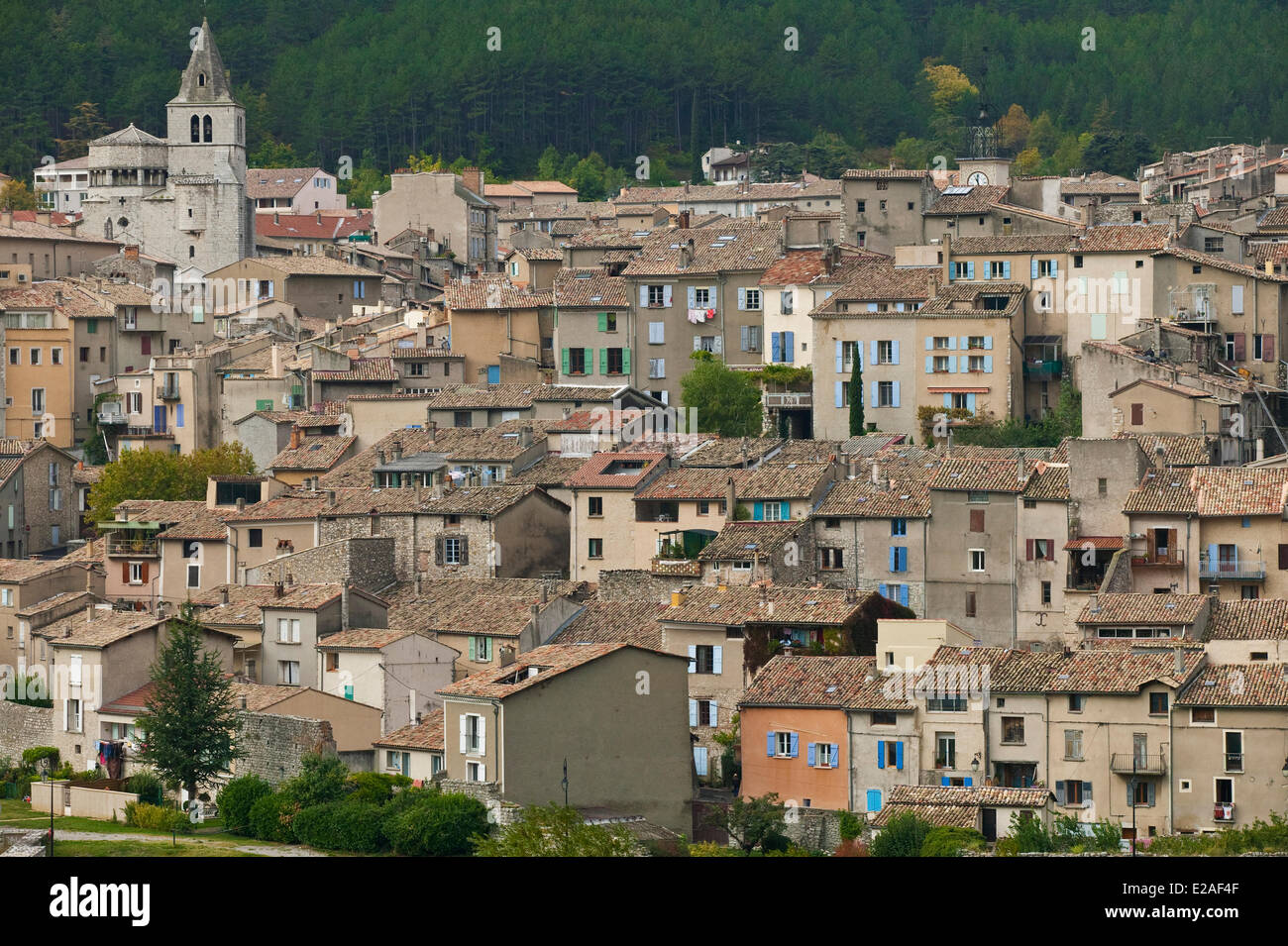 France, Alpes de Haute Provence, Sisteron Banque D'Images