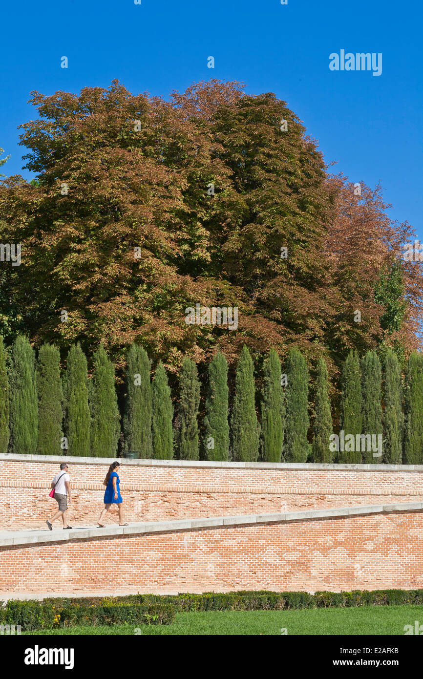 Espagne, Madrid, parc du Retiro créé au 17e siècle Banque D'Images