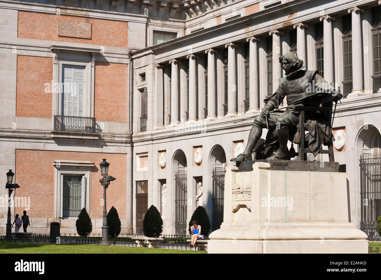 Espagne, Madrid, Musée du Prado a ouvert en 1819 et situé dans le bâtiment de l'architecte Juan de Villanueva, Pinter espagnol Diego Banque D'Images