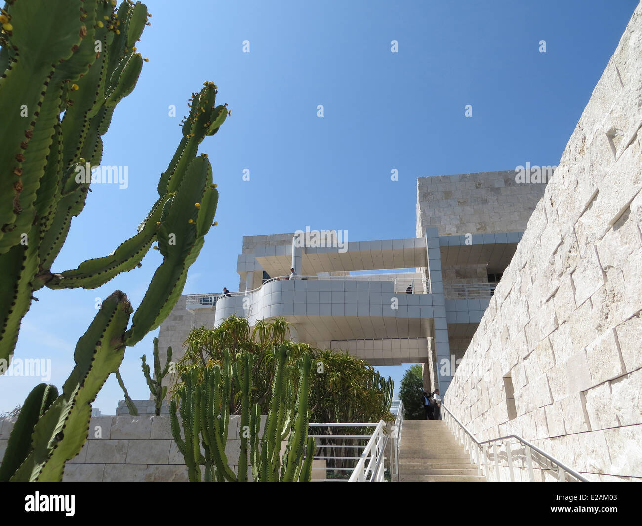 United States, California, Los Angeles, la colline de Brentwood, J.Paul Getty Museum, Getty Center, par l'architecte Richard Meier Banque D'Images