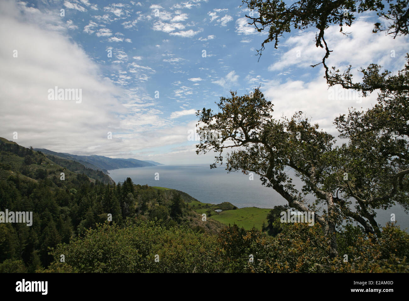 États-unis, Californie, Big Sur, vue à partir de la California Highway 1 Banque D'Images