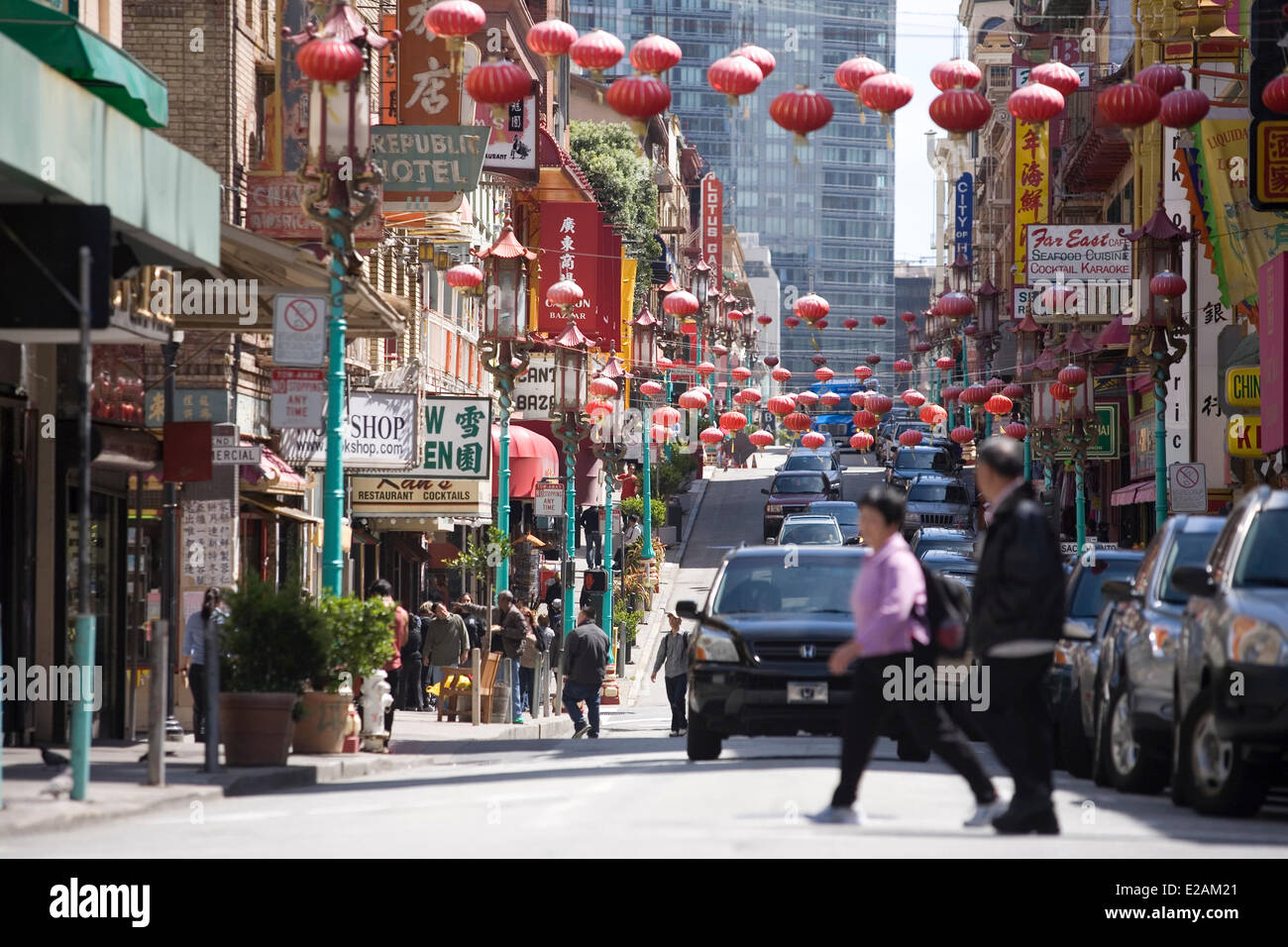 États-unis, Californie, San Francisco, Chinatown Banque D'Images