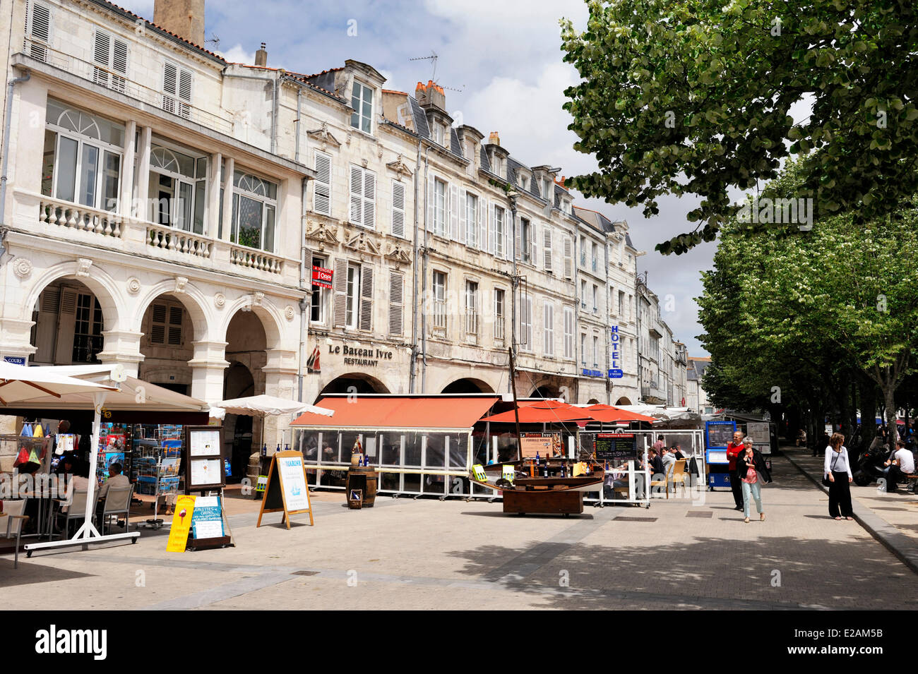 En France, en Charente Maritime, La Rochelle, cours des dames (Ladies chemin) Banque D'Images