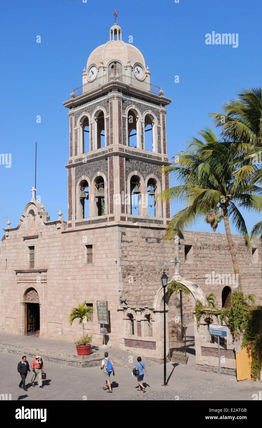 Le Mexique, l'État de Baja California Sur, Loreto, mission Nuestra Señora de Loreto de 1697 Banque D'Images