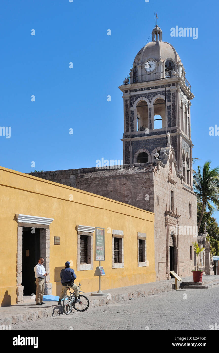 Le Mexique, l'État de Baja California Sur, Loreto, mission Nuestra Señora de Loreto de 1697 Banque D'Images