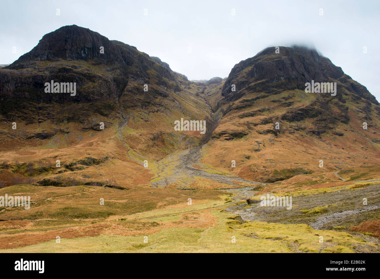 Les trois Sœurs de Glencoe, Highland Scotland UK Banque D'Images