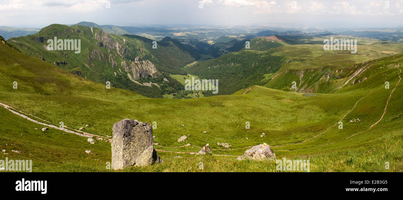 France, Puy de Dome, Parc Naturel Régional des Volcans d'Auvergne (parc naturel régional de Volcan d'Auvergne), Super Besse, Banque D'Images