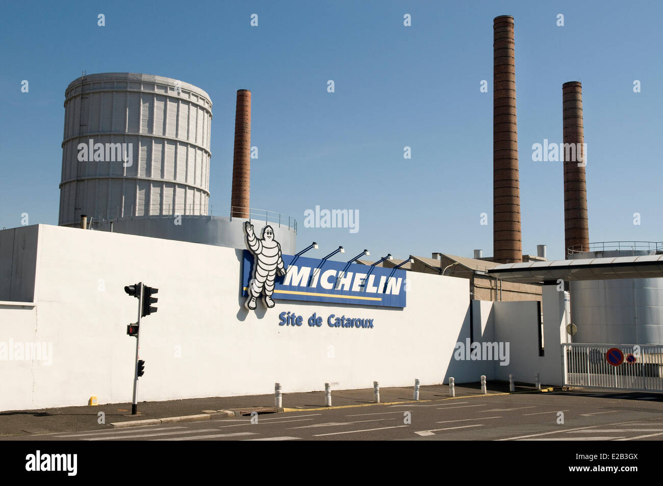 France, Puy de Dome, Clermont Ferrand, l'usine Michelin, site Cataroux Banque D'Images