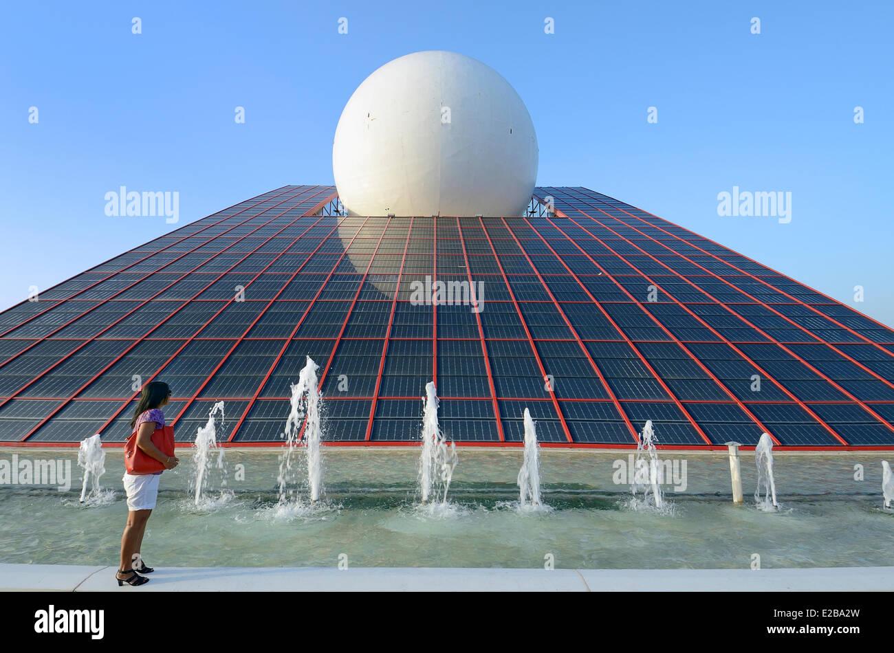 France, Vienne, Poitiers, Futuroscope par l'architecte Denis Laming Banque D'Images