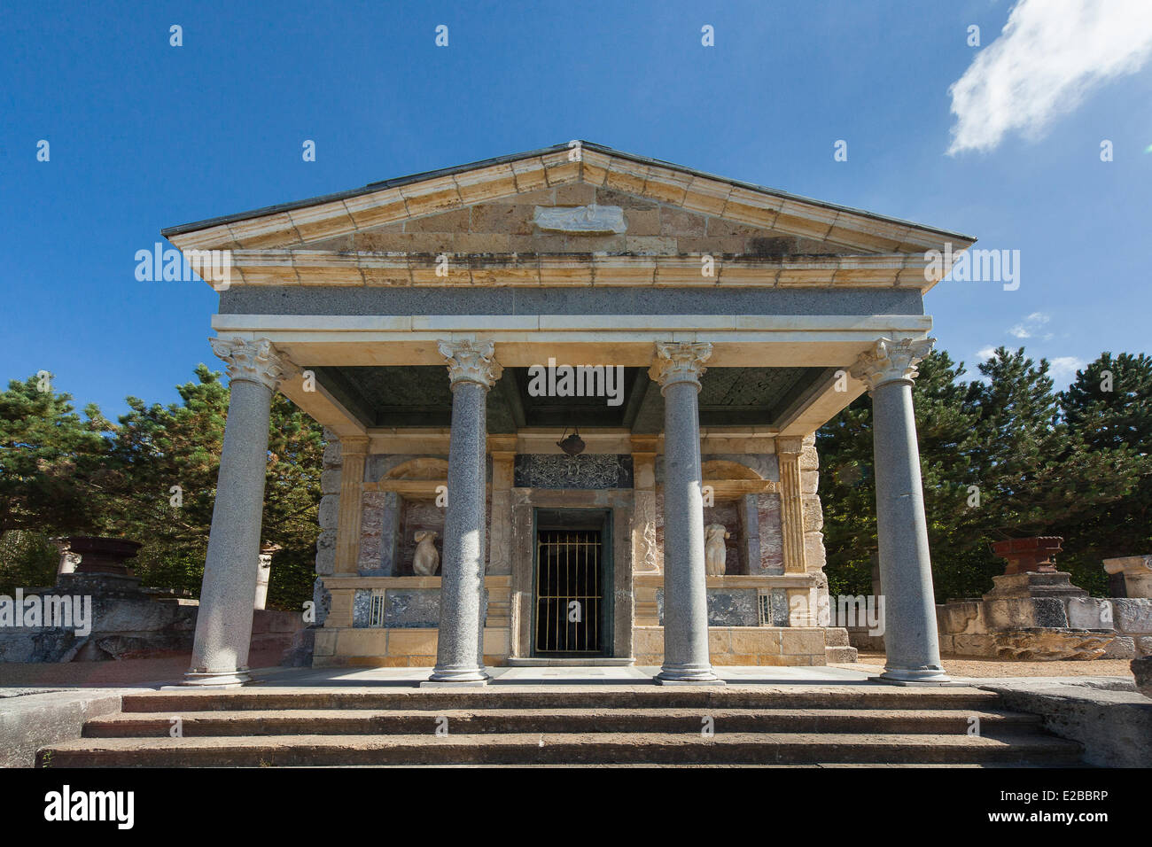 La France, l'Eure, Le Neubourg, Le Château du champ de bataille, château du xviie siècle rénové par architecte d'intérieur Jacques Garcia, le Banque D'Images