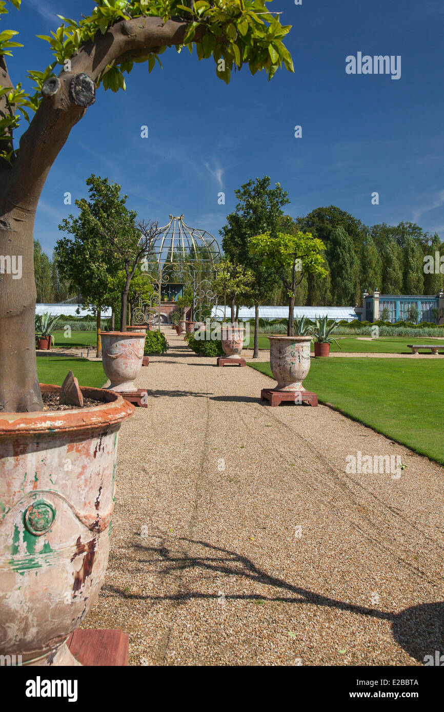 La France, l'Eure, Le Neubourg, Le Château du champ de bataille, château du xviie siècle rénové par architecte d'intérieur Jacques Garcia, le Banque D'Images