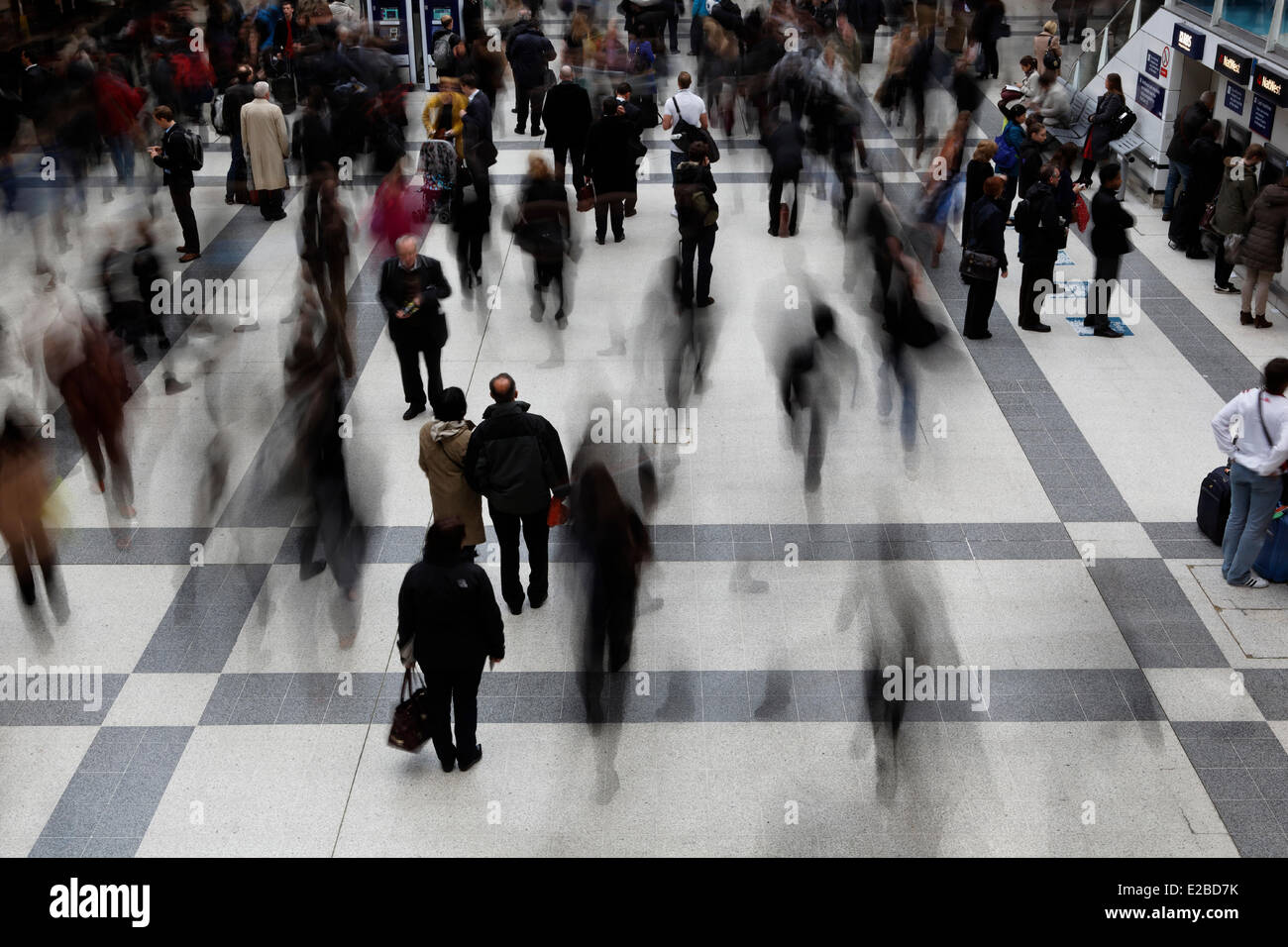 Royaume-uni, Londres, Liverpool Street Station Banque D'Images