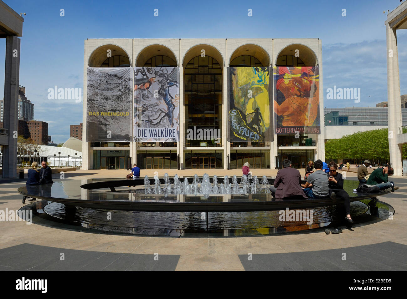 United States, New York, Manhattan, le Lincoln Center Banque D'Images