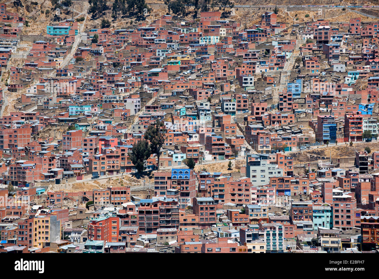 La BOLIVIE, La Paz, La Paz, El Alto Banque D'Images