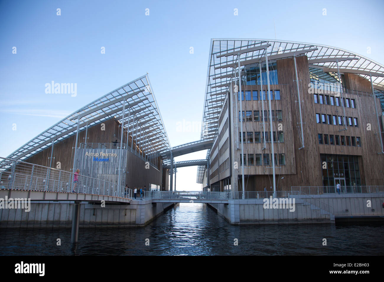 Astrup Fearnley Museum of Modern Art, Strandpromenaden, Aker Brygge, Oslo, Norvège Banque D'Images