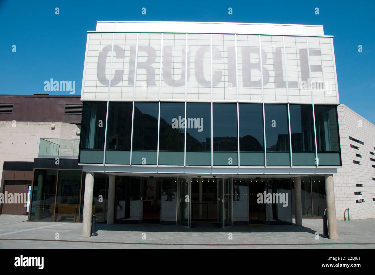 Le théâtre Crucible à Sheffield, South Yorkshire, Angleterre, Royaume-Uni Banque D'Images