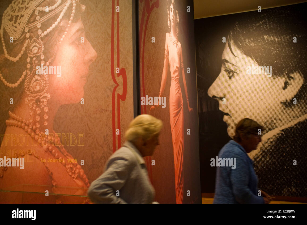 Mata Hari hall de Fries Museum. Leeuwarden. La province de la frise. Fryslan. Aux Pays-Bas. La Hollande. Frisia, Holanda. Banque D'Images