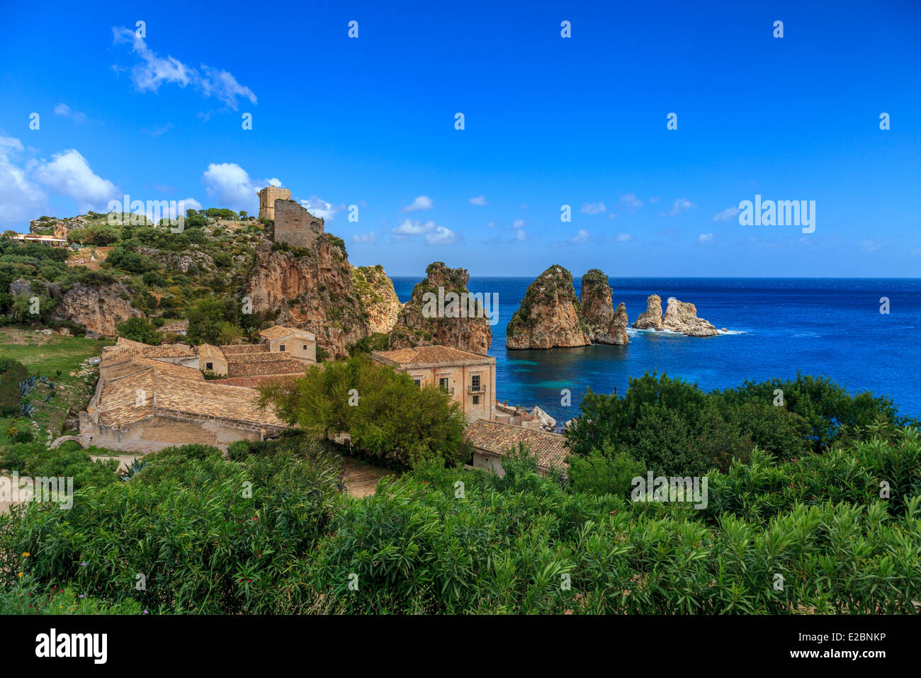 Tonnara di Scopello Banque D'Images
