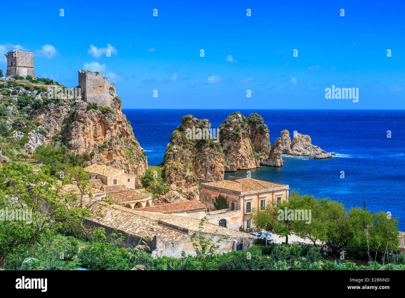 Tonnara di Scopello Banque D'Images