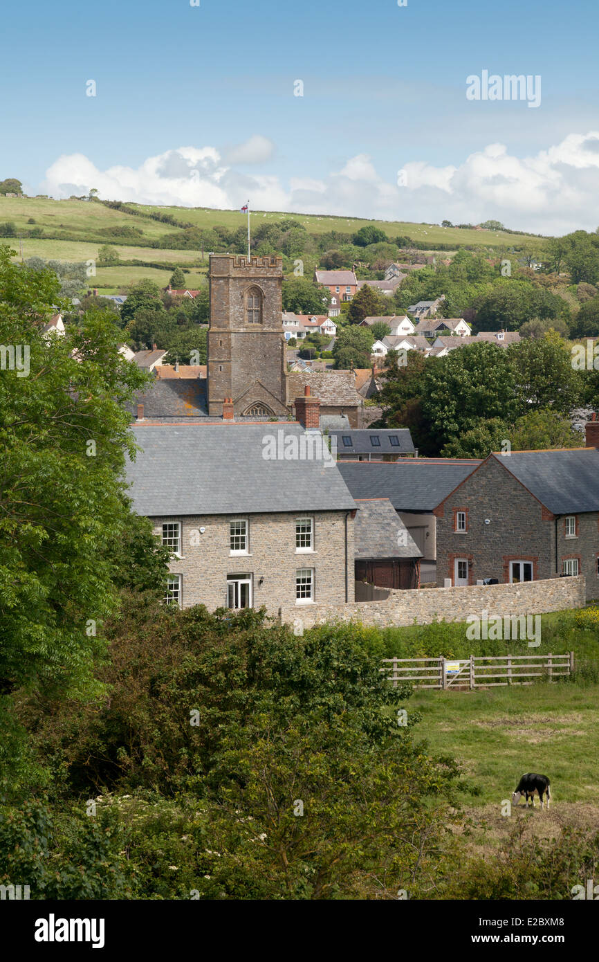 Burton Bradstock village, Dorset England UK Banque D'Images