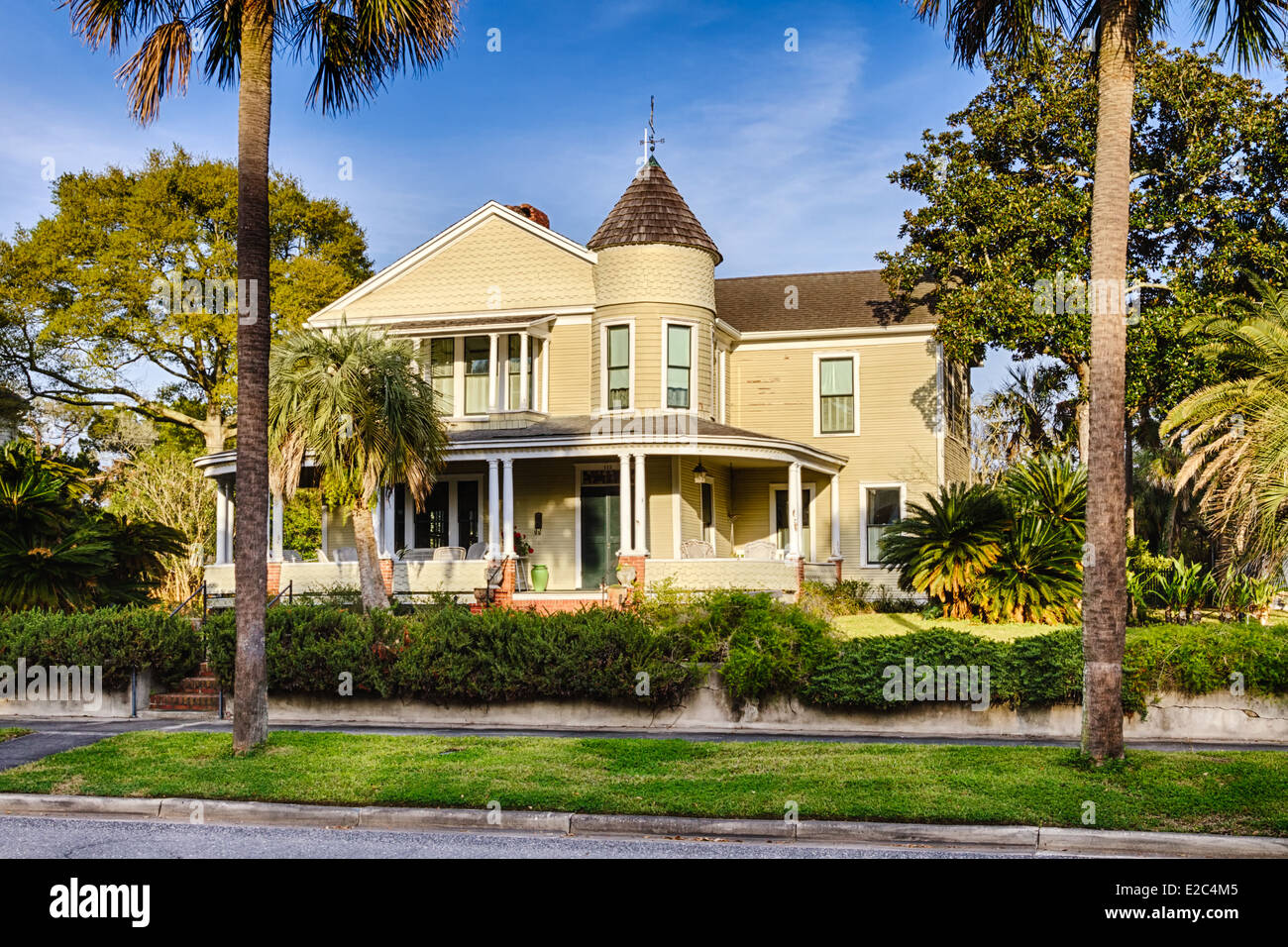 La Baker House, vers 1859, Fernandina Beach, Floride (HDR) Banque D'Images