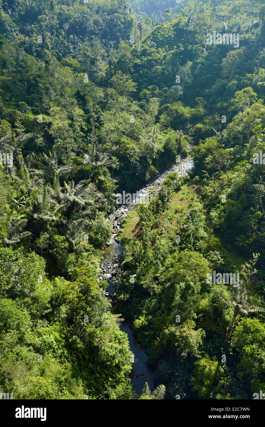 L'INDONÉSIE, Bali, entre paysage et Bedugul Kintamani Banque D'Images