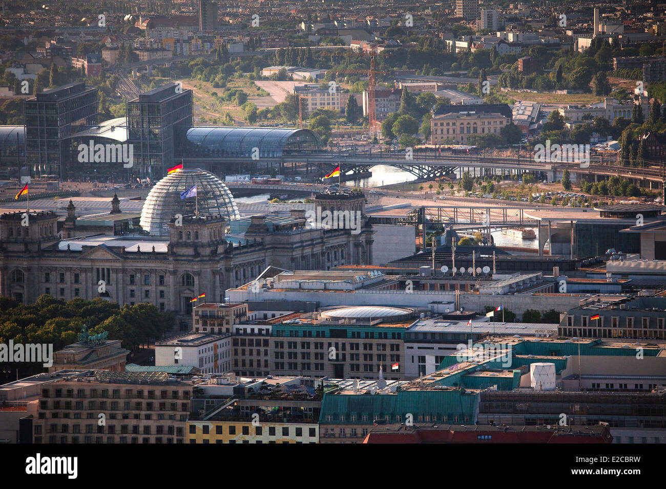 Allemagne, Berlin, vue panoramique Banque D'Images