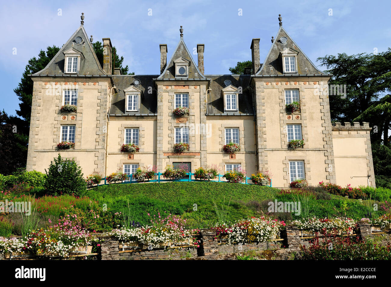 France, Cotes d'Armor, Mur de Bretagne, le château Banque D'Images