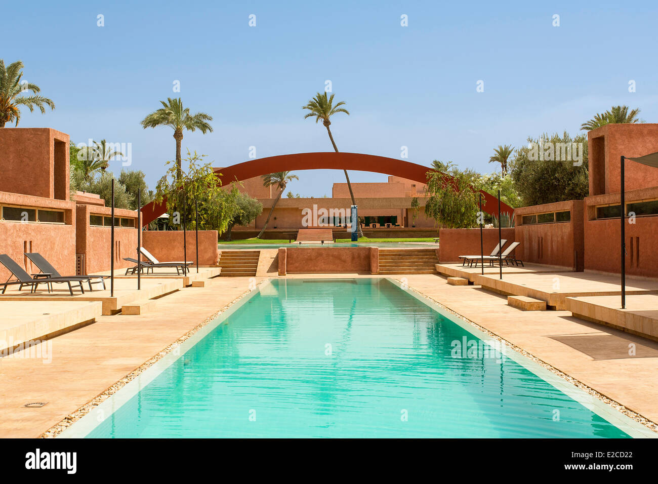 Le Maroc, Haut Atlas, Marrakech, ville impériale, Dar Sabra Hôtel à Franτois Chaputo Banque D'Images