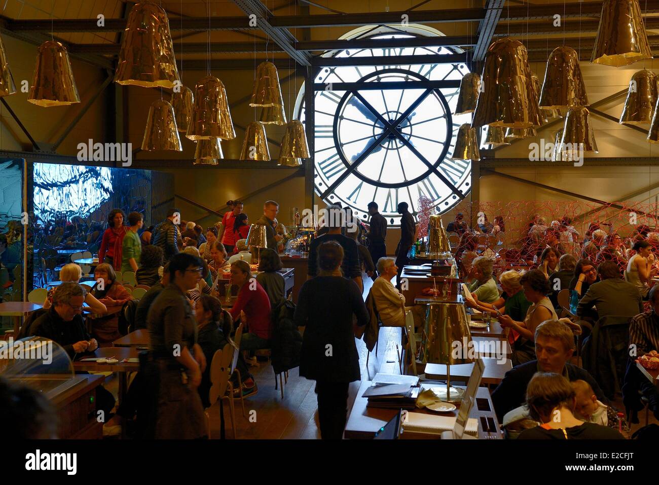 France, Paris, le Musée d'Orsay, le café Campana Banque D'Images