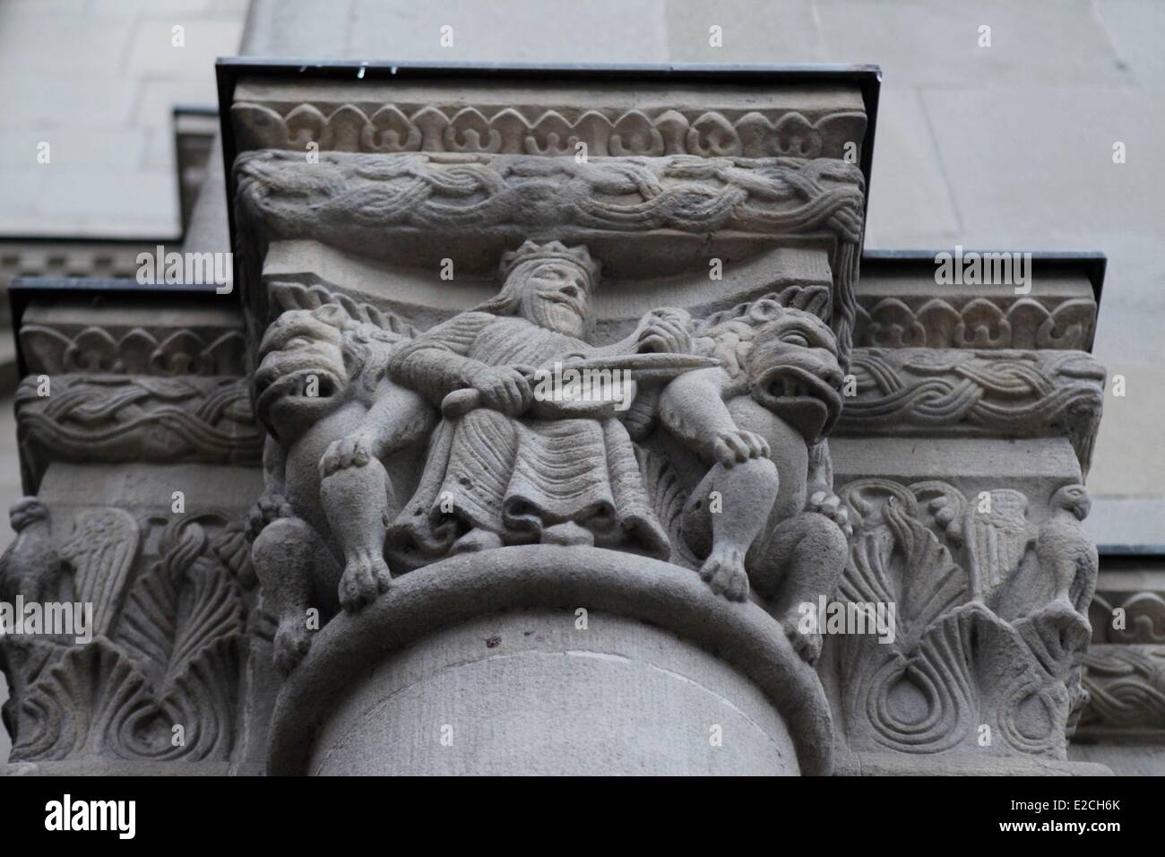 La Suisse, Zurich, cathédrale, fondée sur 1100 Banque D'Images