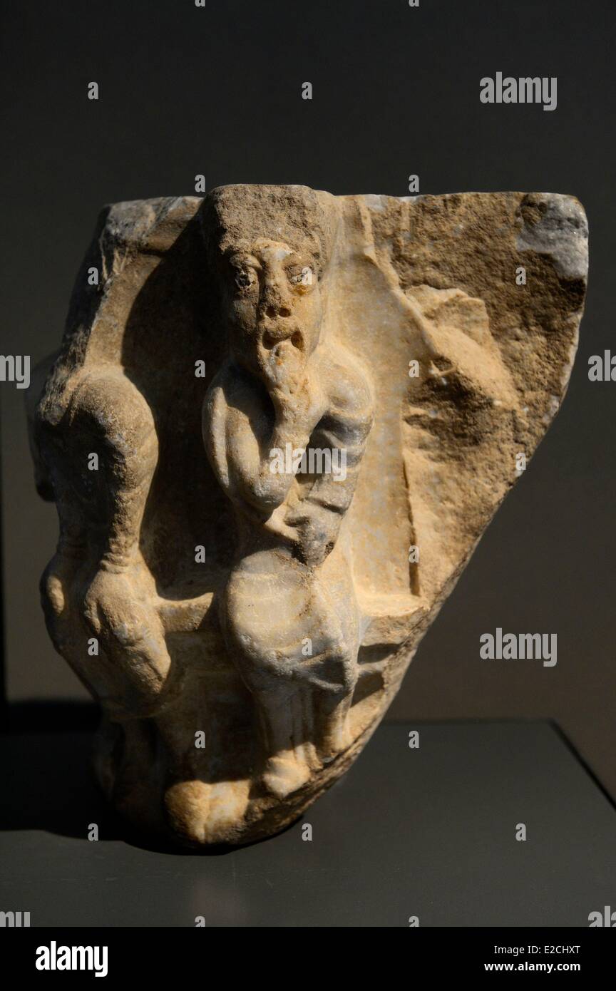 Israël, Jérusalem, Guivat Ram District, Musée d'Israël, département d'archéologie, capitale historiée, Nazareth, 12e siècle Banque D'Images Israël, Jérusalem, Guivat Ram District, Musée d'Israël, département d'archéologie, capitale historiée, Nazareth, 12e siècle Banque D'Images