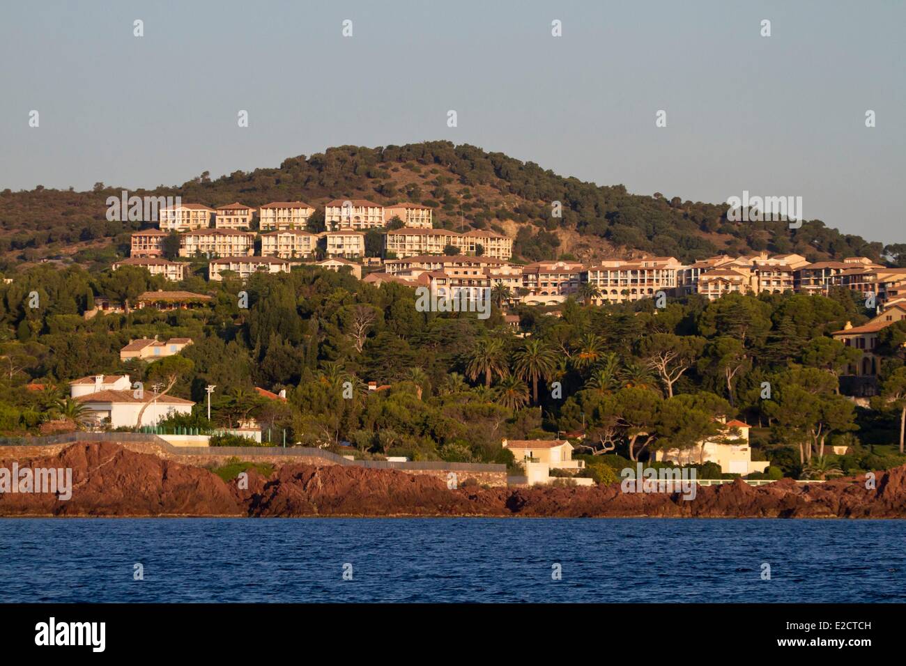 France Var Corniche de l'Esterel Agay Cap Esterel resort de Pierre et Vacances Banque D'Images