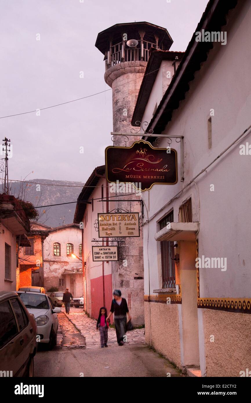 La Turquie est de l'Anatolie du sud, province de Hatay Antakya Nakip Cami Banque D'Images