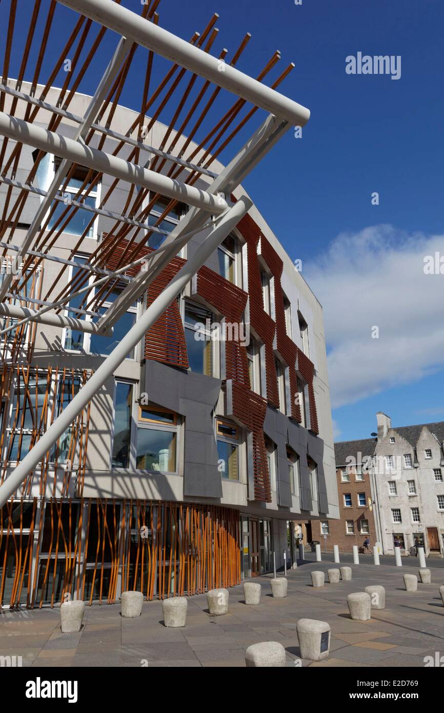 Royaume-uni Ecosse Edimbourg inscrite au Patrimoine Mondial de l'UNESCO le Parlement écossais Banque D'Images