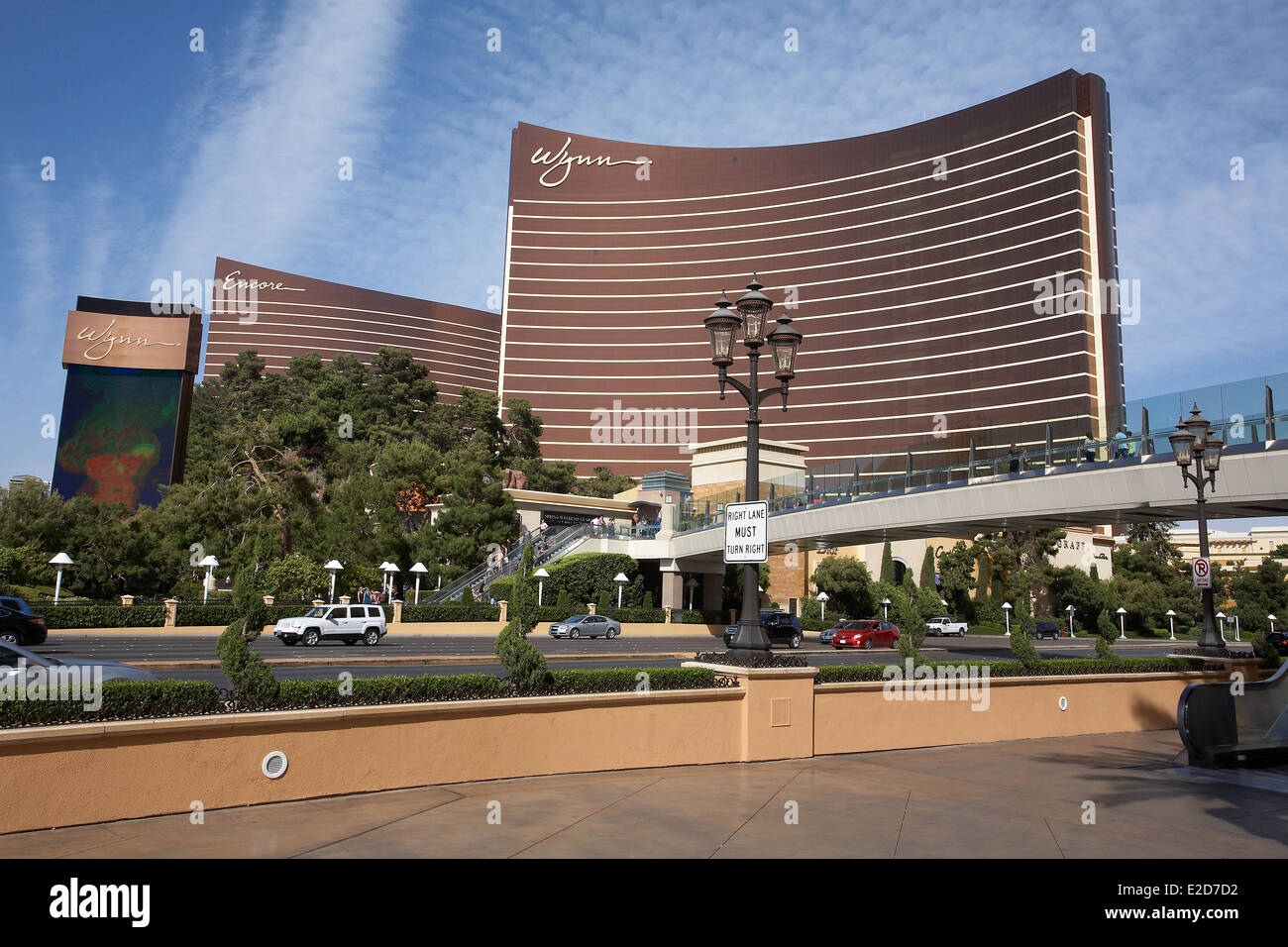 Le Wynn and Encore hôtels et casinos à Las Vegas, Nevada, USA. Banque D'Images