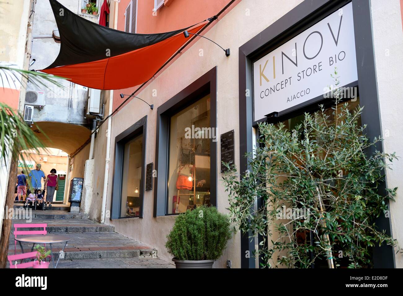 France Corse du Sud Ajaccio l'organic concept store Kinov Banque D'Images